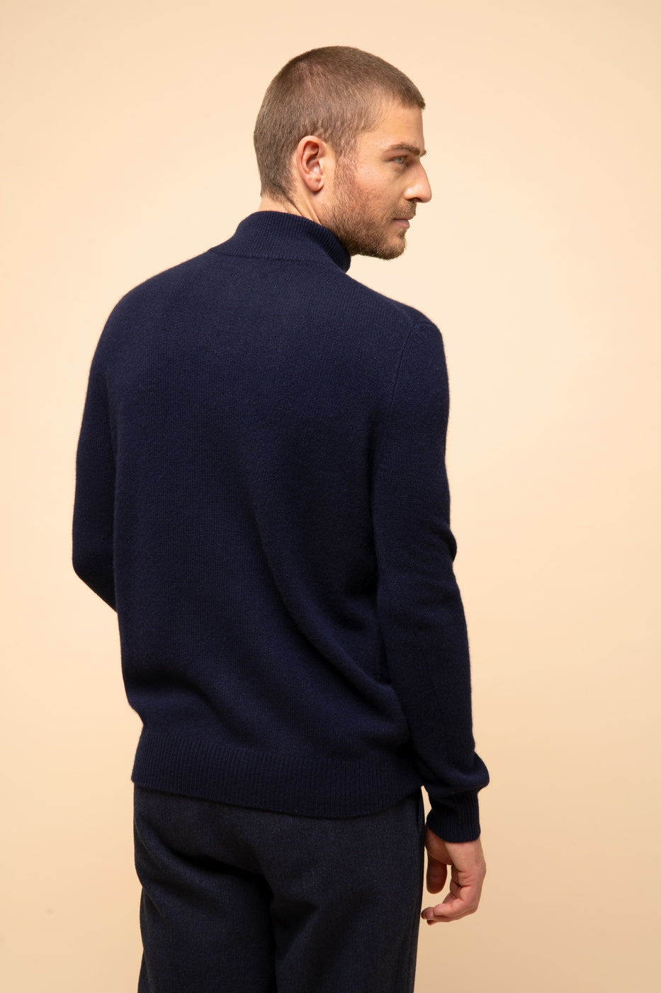 Pull Camionneur 4 Fils - Leonie - Navy