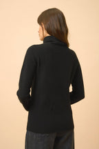 Pull Col Roulé - Billy - Noir