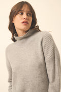 Pull Col Roulé 4 Fils - Louise - Nuage Chiné