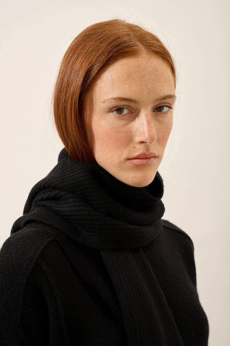 Écharpe 4 Fils - Lea - Noir