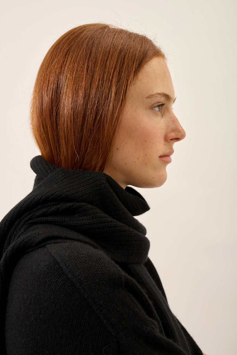 Écharpe 4 Fils - Lea - Noir