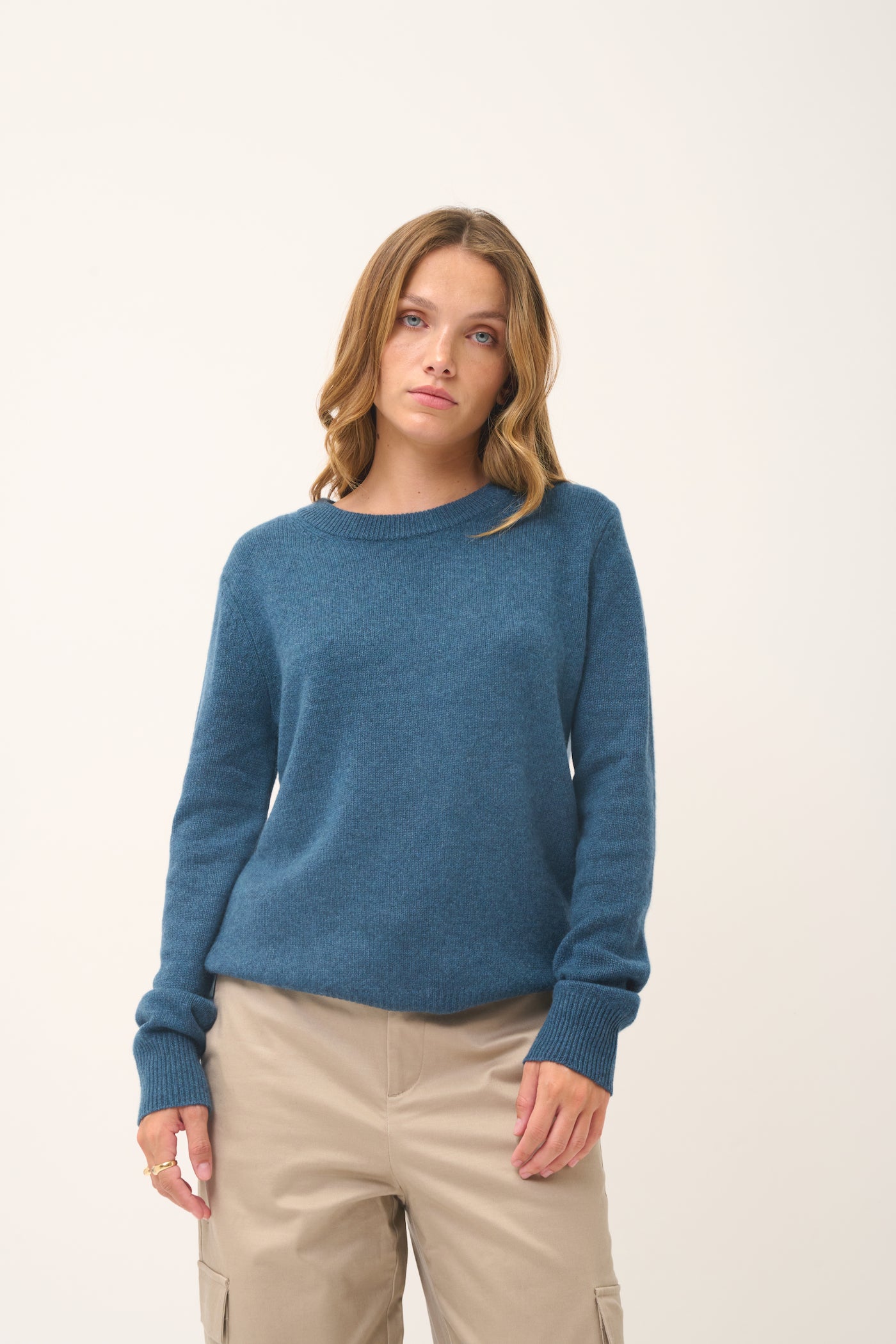 Jersey de Cuello Redondo de 4 Cabos - Lexini - Verde Pato Vigoré