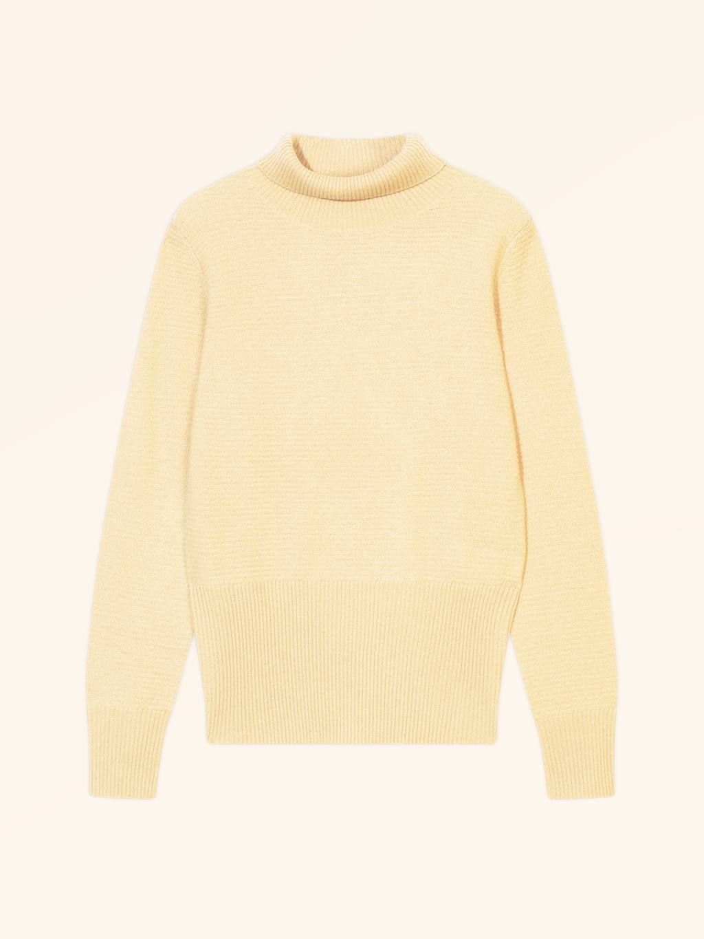 Udny Roll Neck Jumper - Lemonade - Women