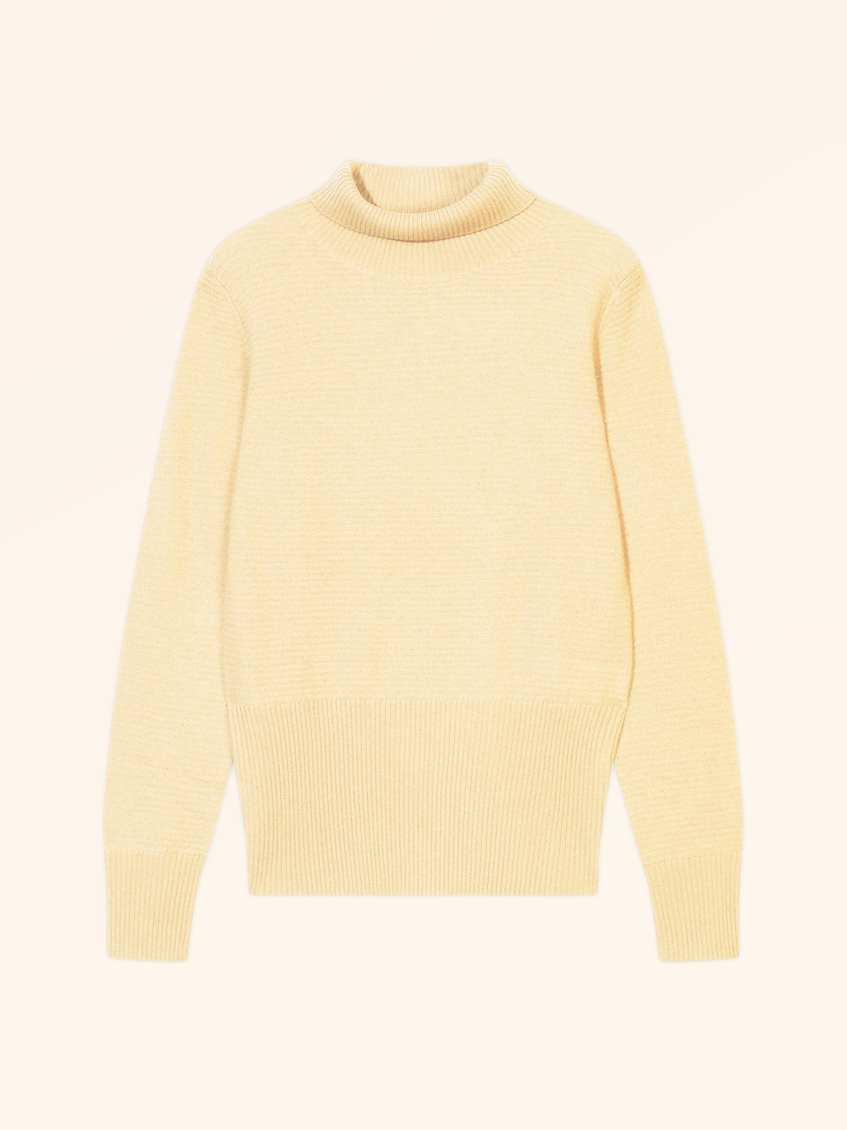 Udny Roll Neck Jumper - Lemonade - Women