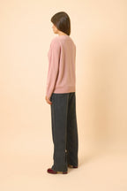 Pull Col V - Birse - Bois De Rose