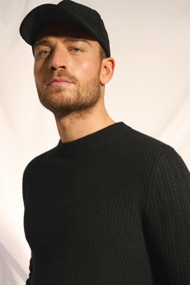 Jersey de Cuello Redondo 4 Cabos Lukka - Noir