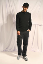 Jersey de Cuello Redondo 4 Cabos Lukka - Noir