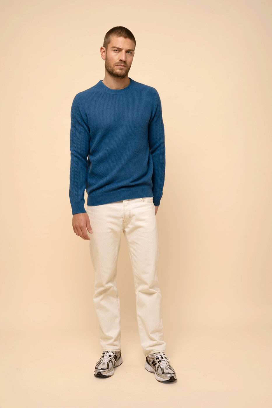 Pull Col Rond 4 Fils - Lukka - Paon