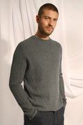 Jersey de Cuello Redondo 4 Hilos Lukka - Antracita Jaspeado