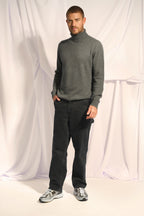 Pull Col Roulé 4 Fils - Noi - Anthracite Chiné