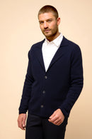 Veste Boutonnée Col Tailleur Alvar - Navy