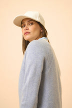 Jersey de cuello redondo de 4 hilos - Arequipa - Azul marfil