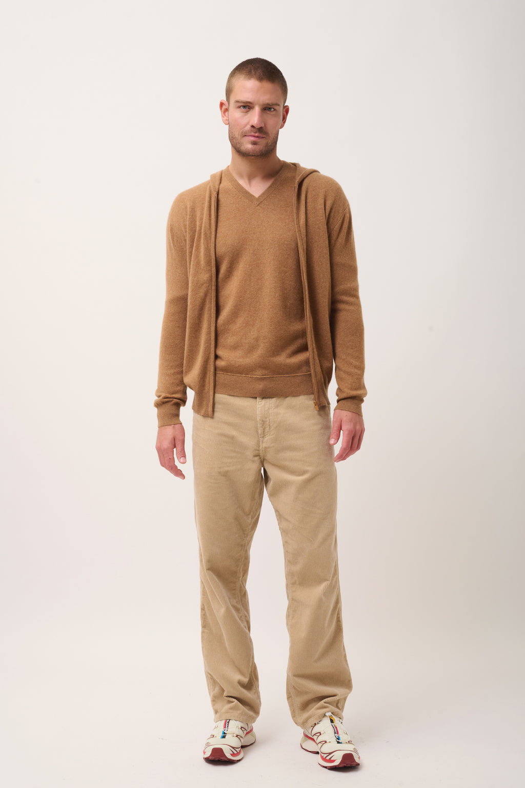 Chaqueta Con Cremallera Y Capucha - Elliot - Avellana