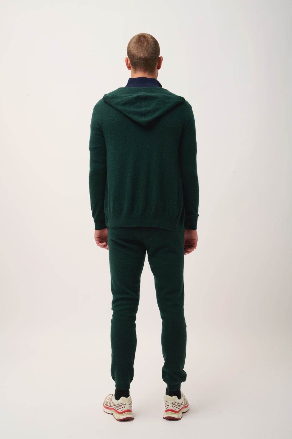 Hooded Zip-Up Cardigan - Elliot - Cypress