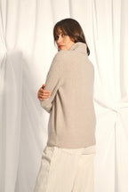 Pull Col Roulé 6 Fils - Dolma - Camel Clair Chiné