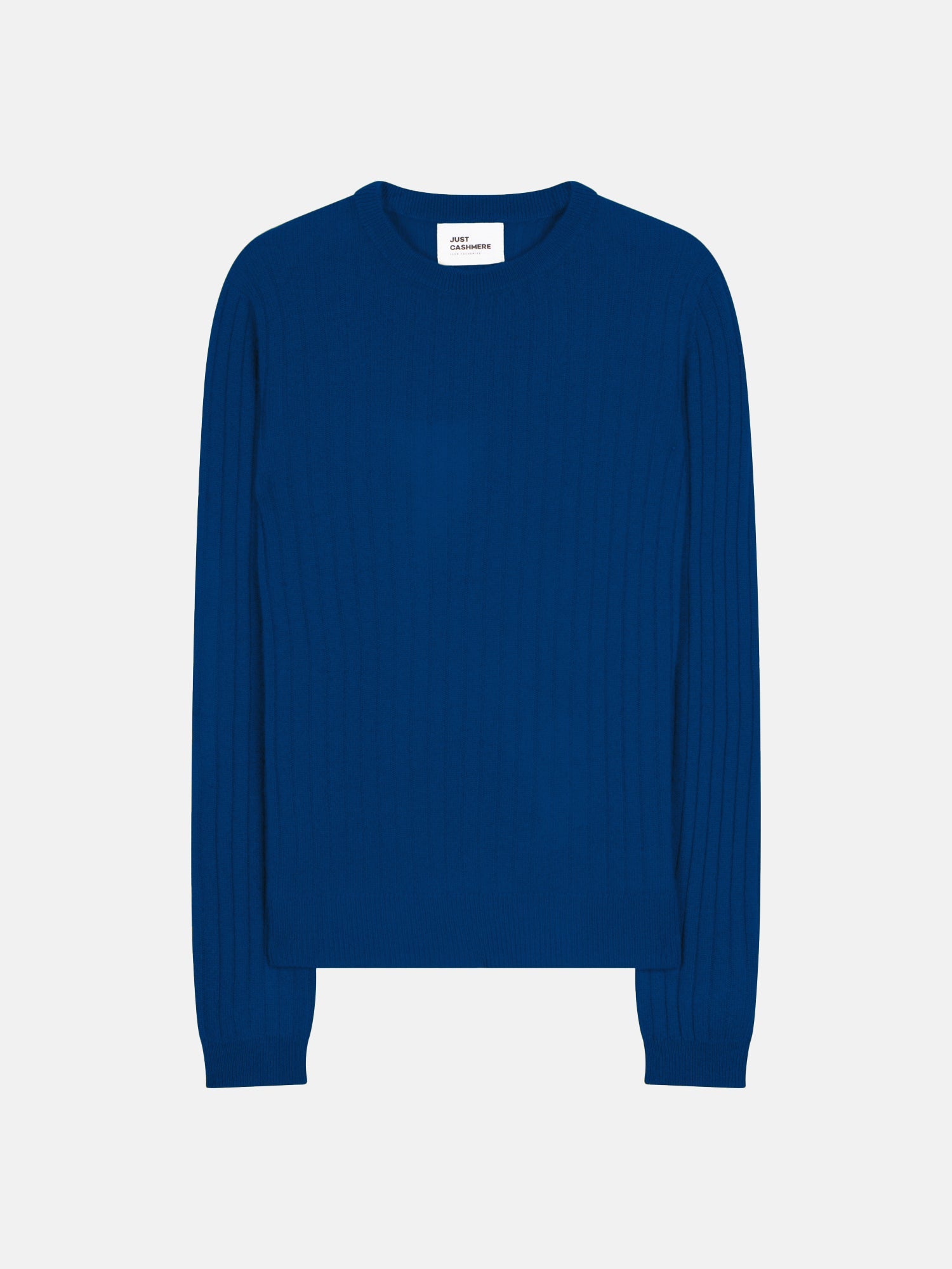 Avana Round Neck Jumper - 100% Cashmere 2-Ply - Outremer - Women
