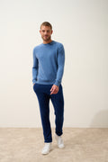 Jersey de Cuello Redondo - Howard - Bleu Denim