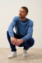 Jersey de Cuello Redondo - Howard - Bleu Denim