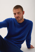 4-Ply Round Neck Jumper - Gabin - Outremer