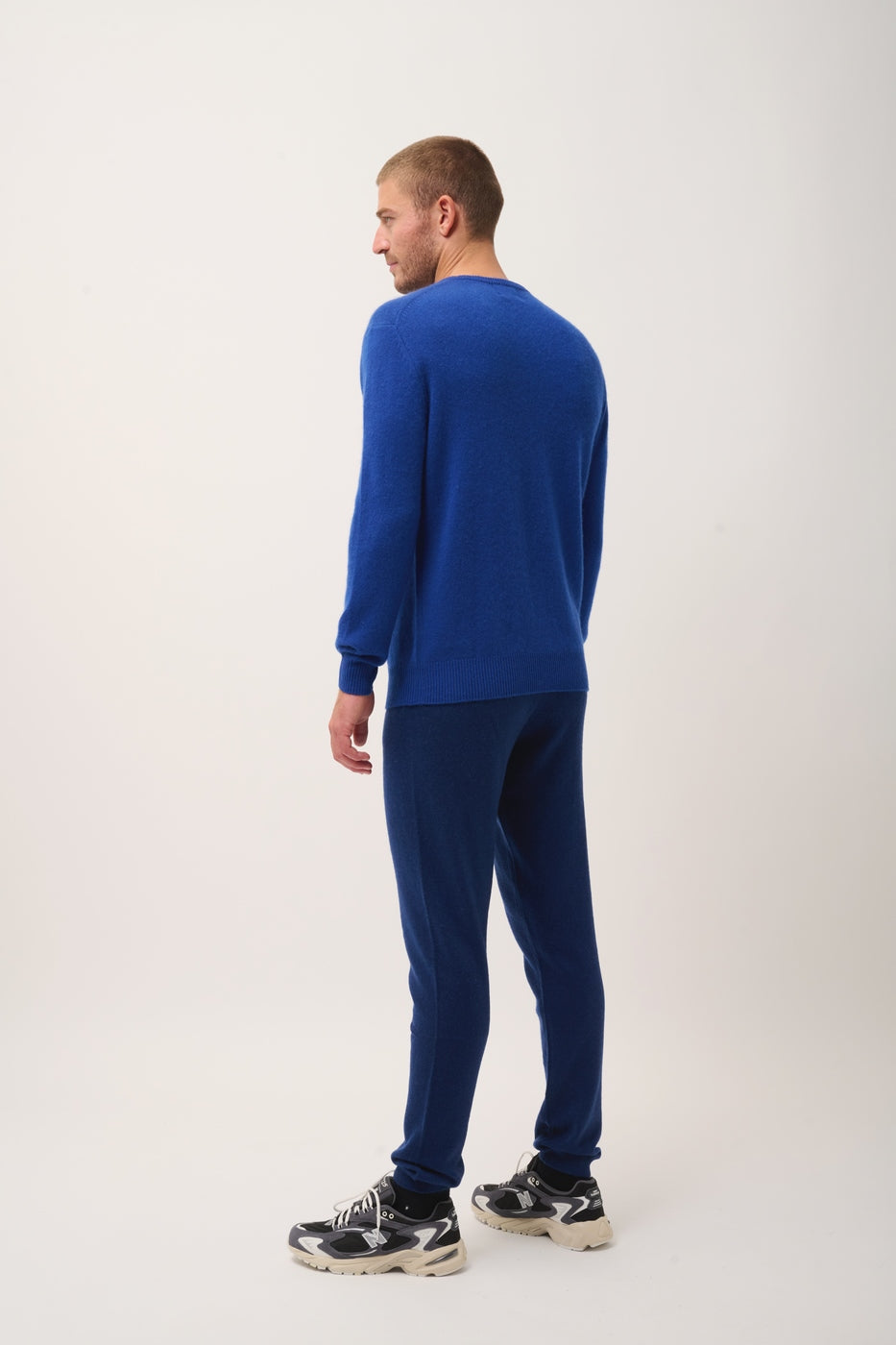 4-Ply Round Neck Jumper - Gabin - Outremer