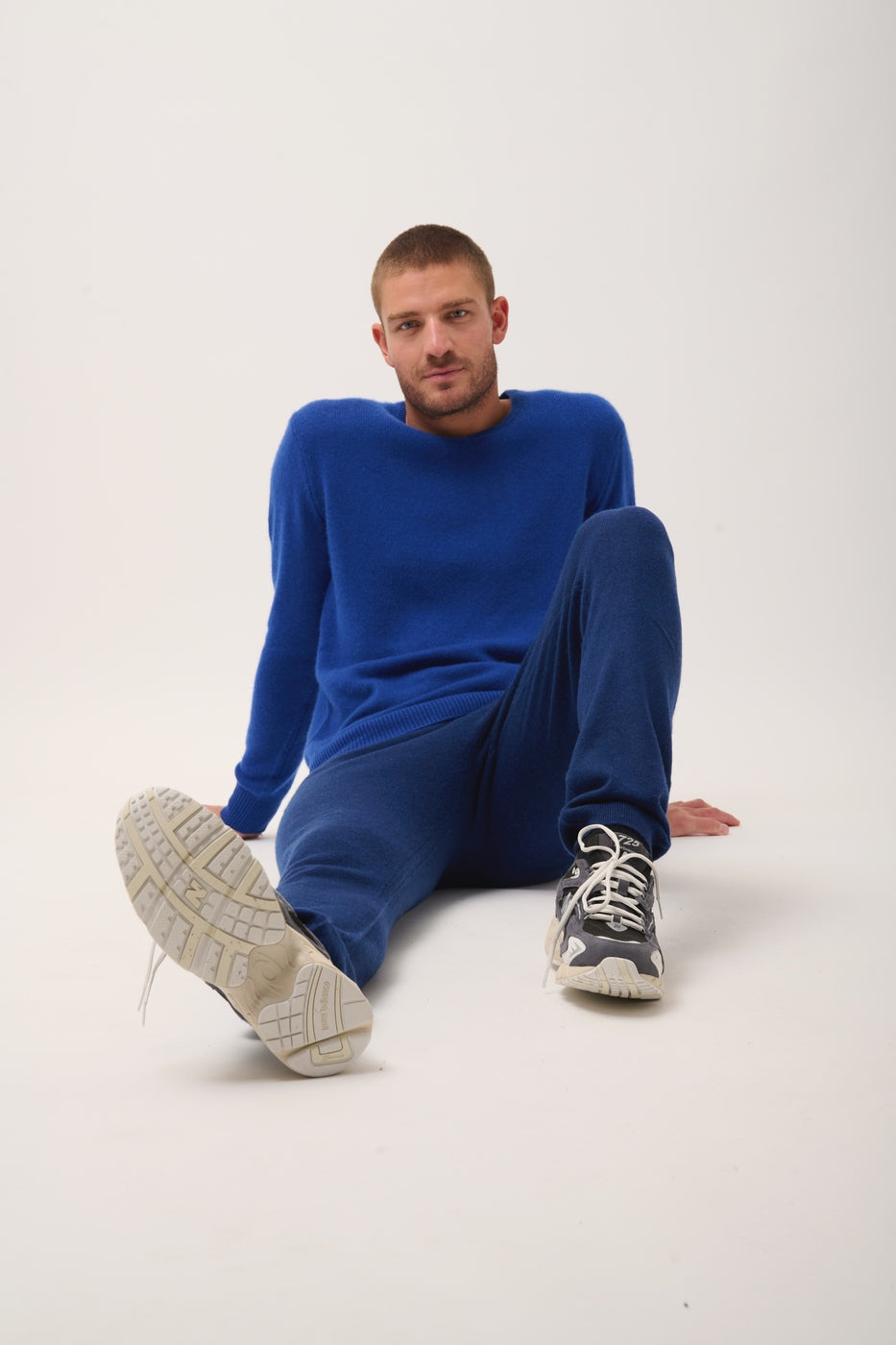4-Ply Round Neck Jumper - Gabin - Outremer
