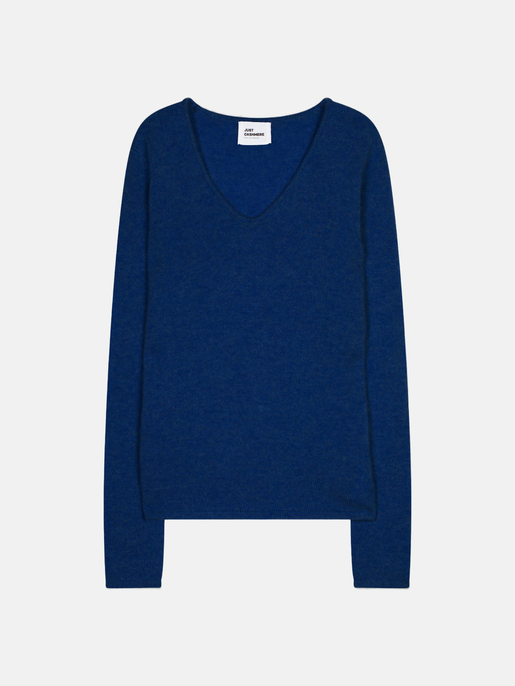 4-Ply V-Neck Jumper Abby - Ultramarine