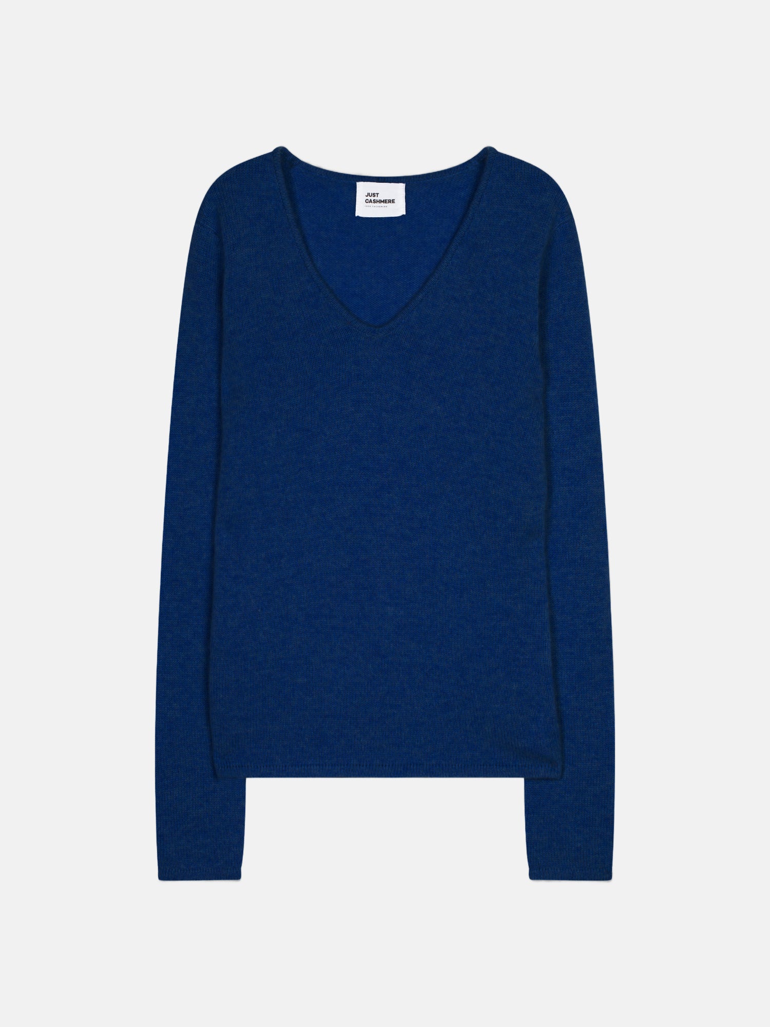 4-Ply V-Neck Jumper Abby - Ultramarine