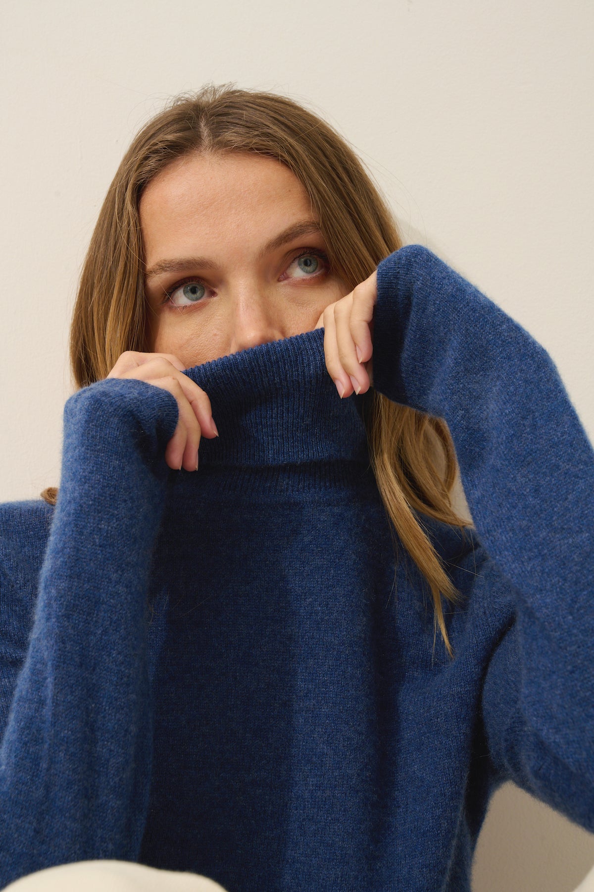Pull Col Roulé - Ava - Ocean Chiné