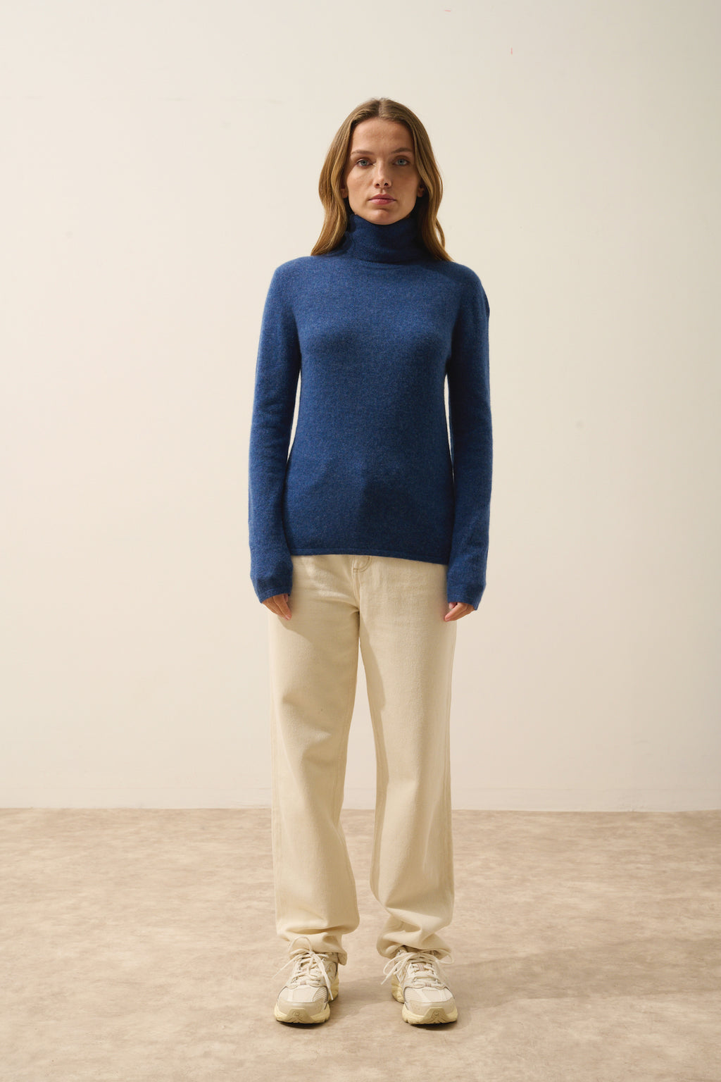 Pull Col Roulé - Ava - Ocean Chiné