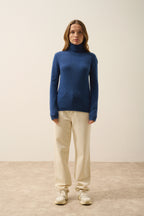 Pull Col Roulé - Ava - Ocean Chiné