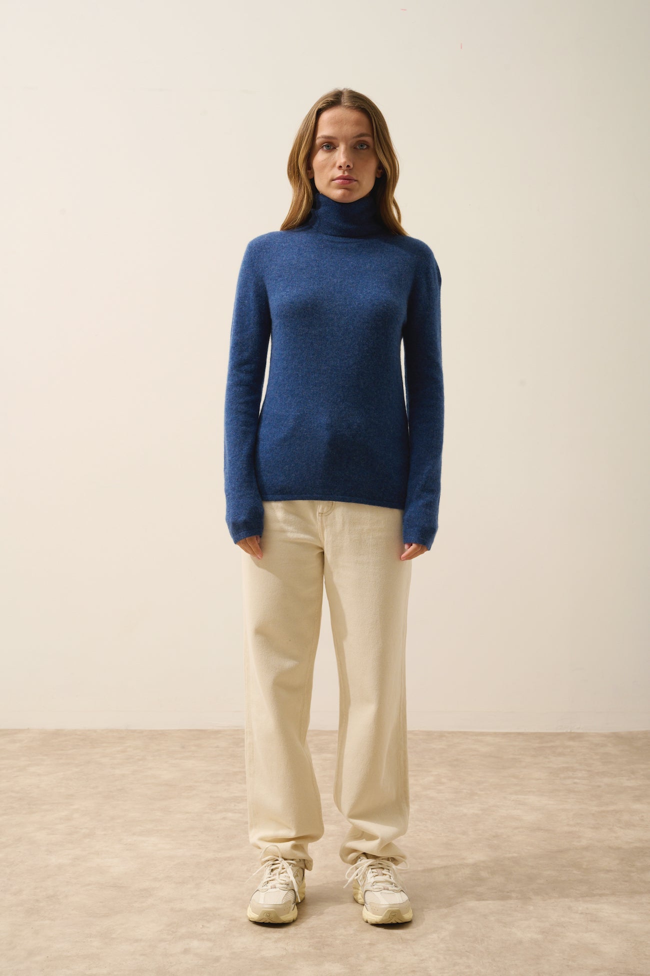Pull Col Roulé - Ava - Ocean Chiné