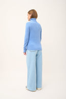 Jersey de cuello alto - Ava - Cielo