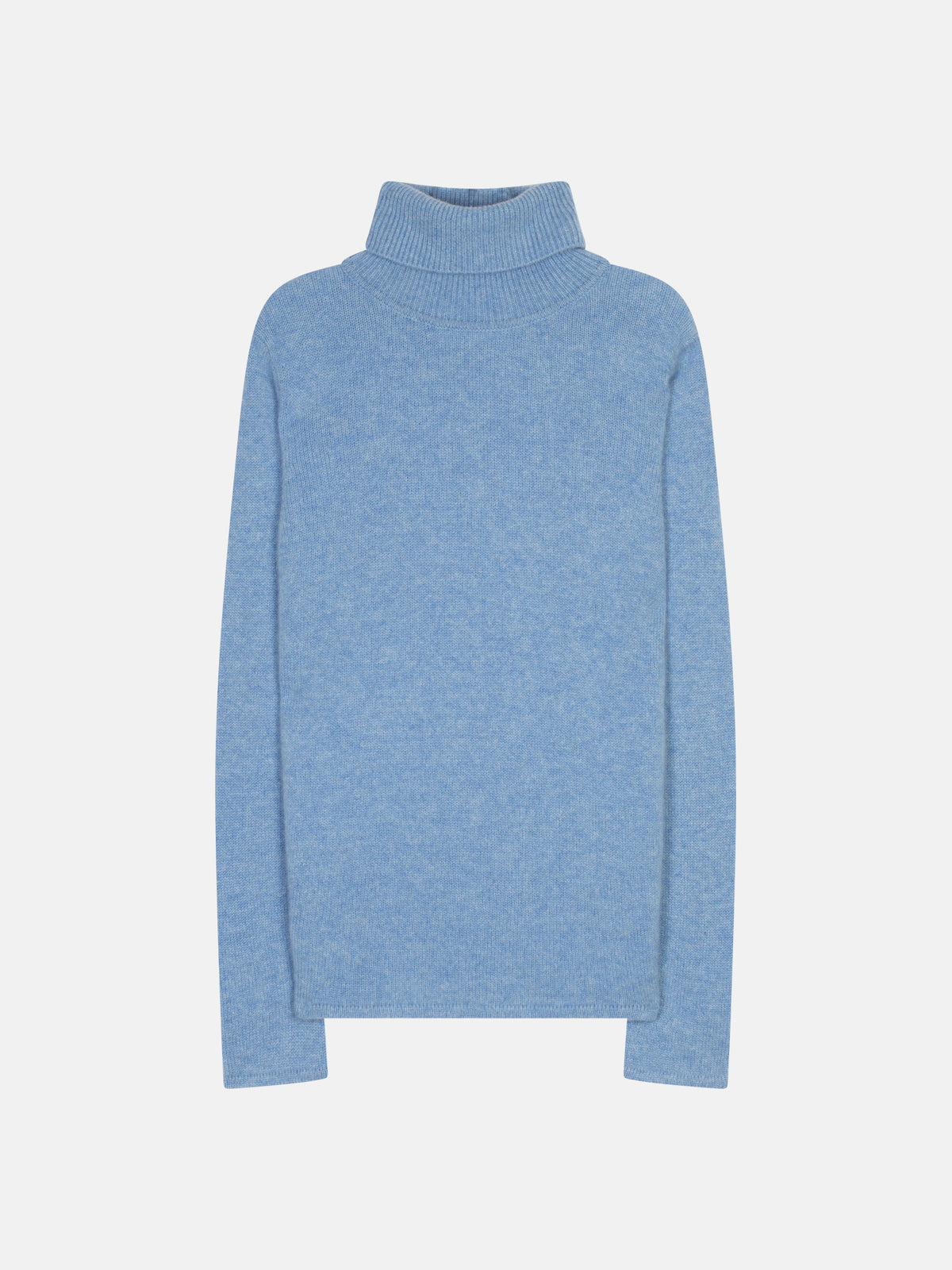 Pull Col Roulé 4 Fils June - 100% Cachemire 4 Fils - Sky - Femme