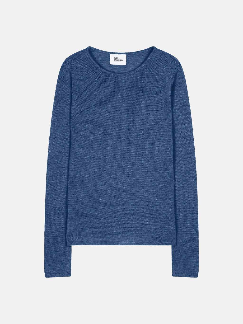 Pull Col Rond 4 Fils - Joyce - Bleu Denim