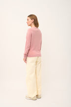 Pull Col Rond - Jane - Bois De Rose