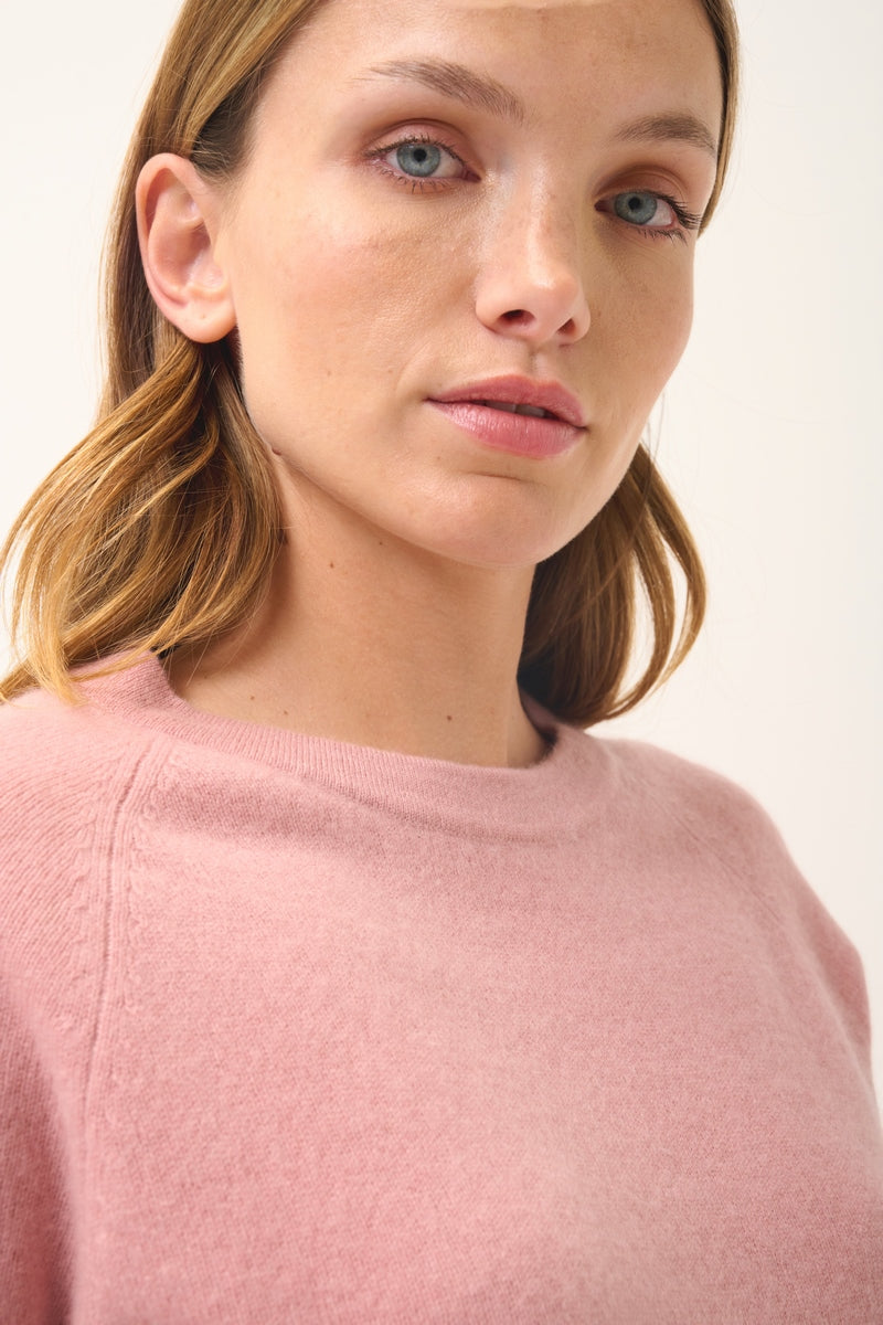 Pull Col Rond - Jane - Bois De Rose