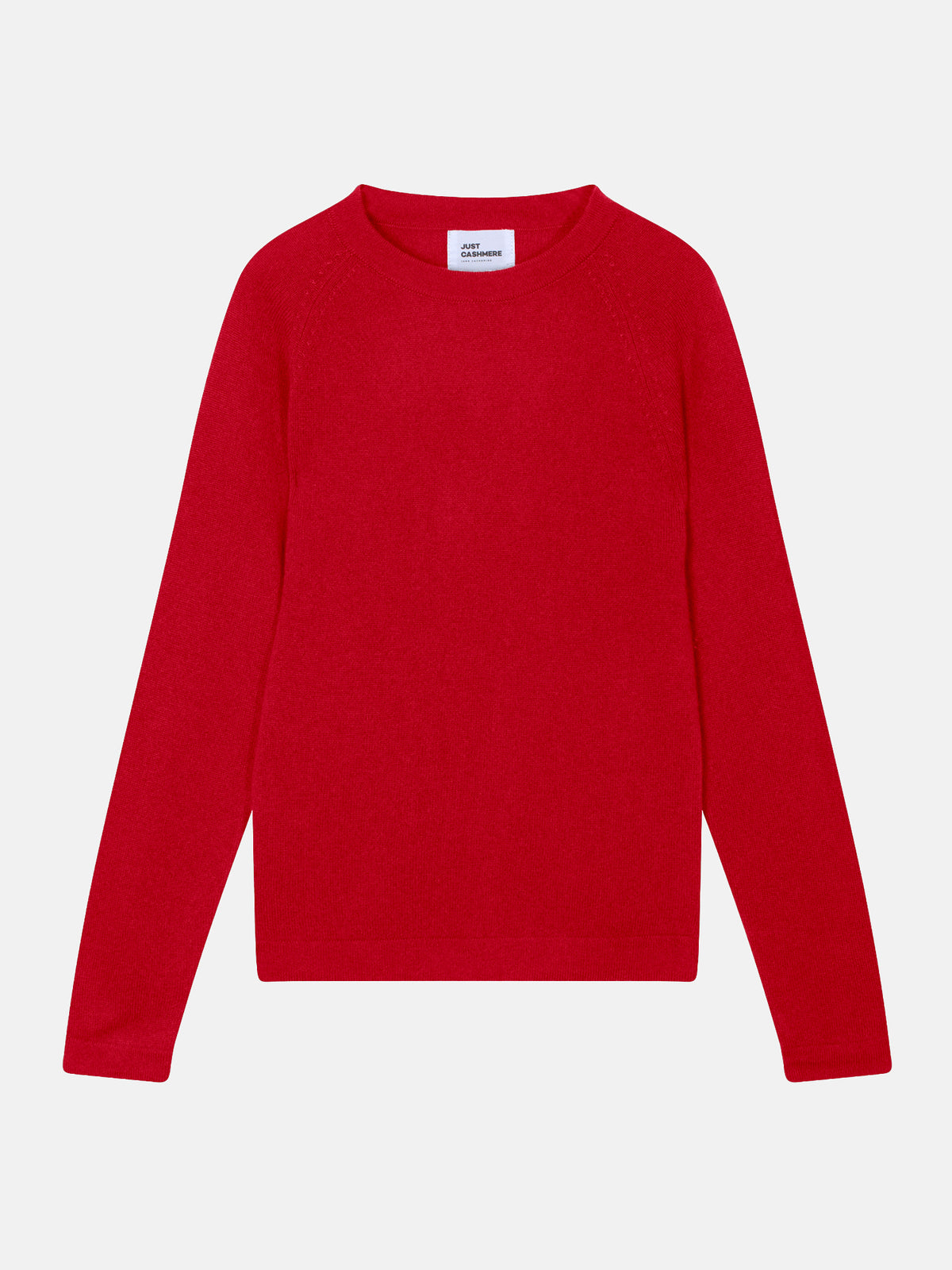 Just Cashmere - Pull Col Rond Jane - 100% Cachemire 2 Fils - Rouge - Femme