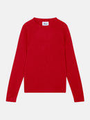 Just Cashmere - Pull Col Rond Jane - 100% Cachemire 2 Fils - Rouge - Femme