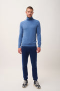 Jersey de Cuello Vuelto - Connor - Azul Denim