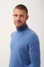 Jersey de Cuello Vuelto - Connor - Azul Denim