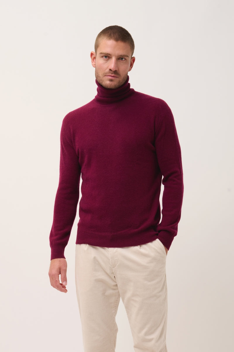 Jersey de Cuello Vuelto - Connor - Burdeos