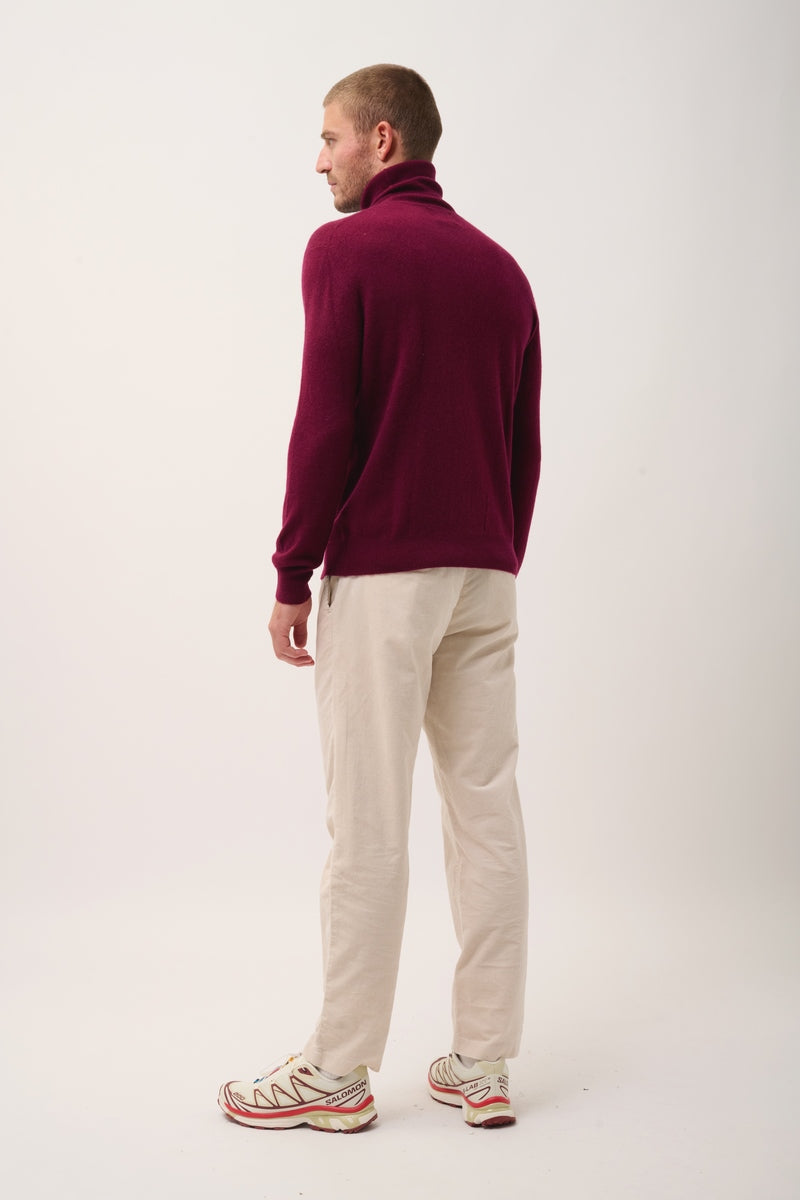 Jersey de Cuello Vuelto - Connor - Burdeos