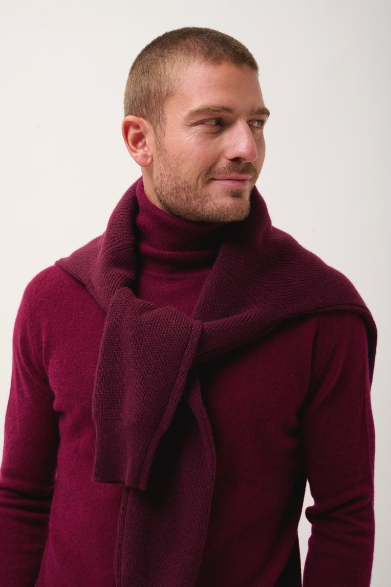 Jersey de Cuello Vuelto - Connor - Burdeos