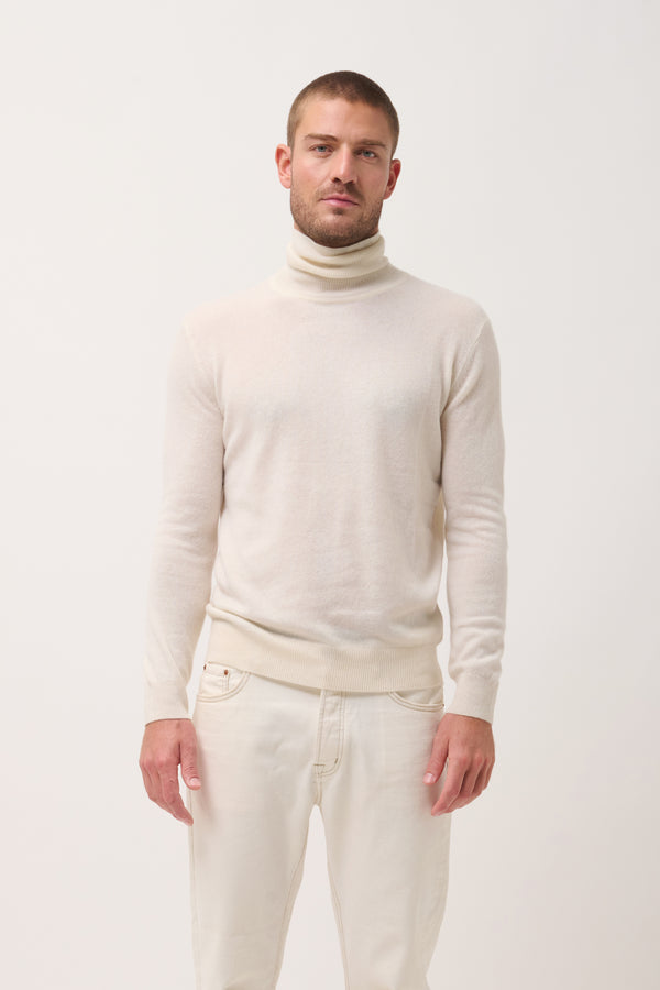 Turtleneck Jumper - Connor - Snow