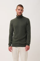 Just Cashmere - Pull Col Roulé 4 Fils - Sacha - Kaki