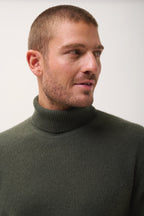 Just Cashmere - Pull Cuello Alto 4 Hilos - Sacha - Caqui