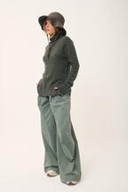 Pull Col Roulé - Lexie - Kaki Chiné