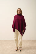 Poncho 4 Fils - Ashley - Bordeaux
