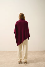 Poncho 4 Fils - Ashley - Bordeaux