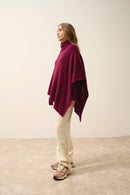 Poncho 4 Hilos - Ashley - Burdeos